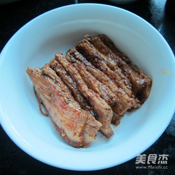 Steamed Dongpo Pork with Plum Dried Vegetables recipe