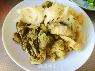 Pickled Cabbage Boiled White Meat recipe