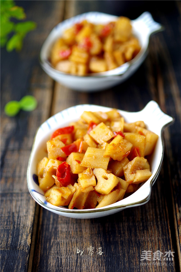 Spicy Fried Lotus Root recipe