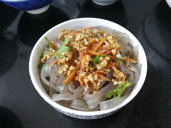 Vermicelli with Minced Garlic and Green Onion recipe