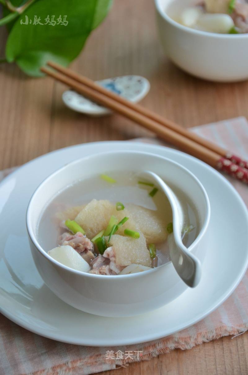 Water Chestnut and Bamboo Sun Ribs Soup recipe