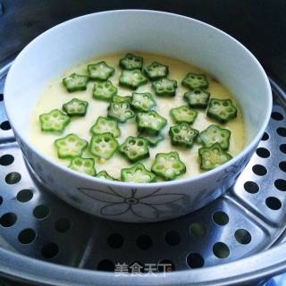 How to Steam Egg Steamed Okra recipe