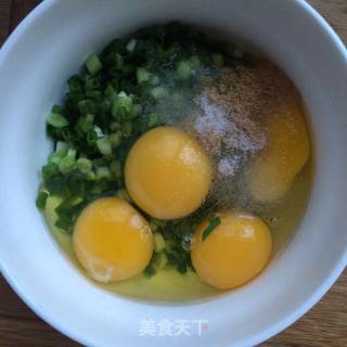 Scrambled Eggs with Scallions recipe