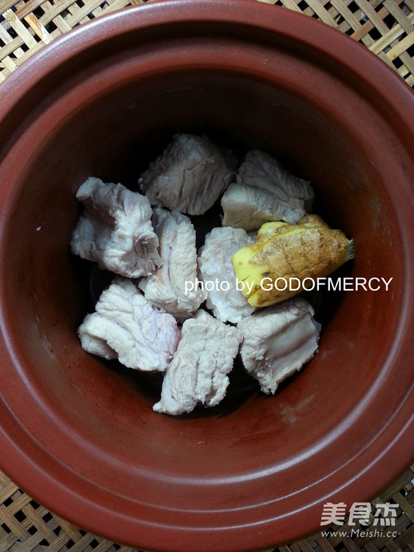 Yam Pork Ribs Soup recipe