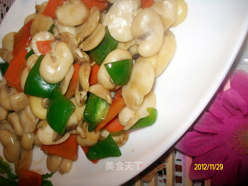 Colorful Vegetable Broad Beans recipe