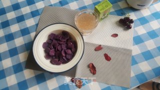 Purple Sweet Potato Coconut Milk Sago recipe