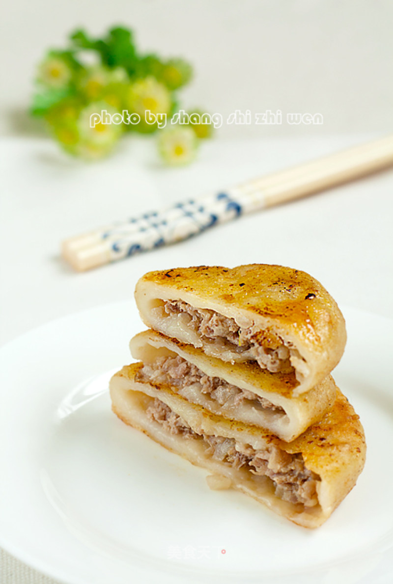 Beef Yuan Scallion Pie recipe