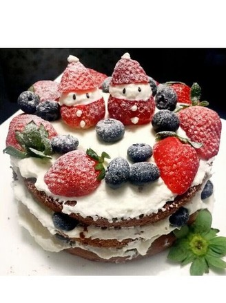 Christmas Cute Naked Cake recipe