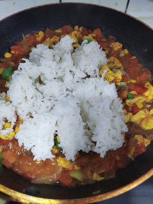 Tomato (tomato 🍅) Hot Rice recipe