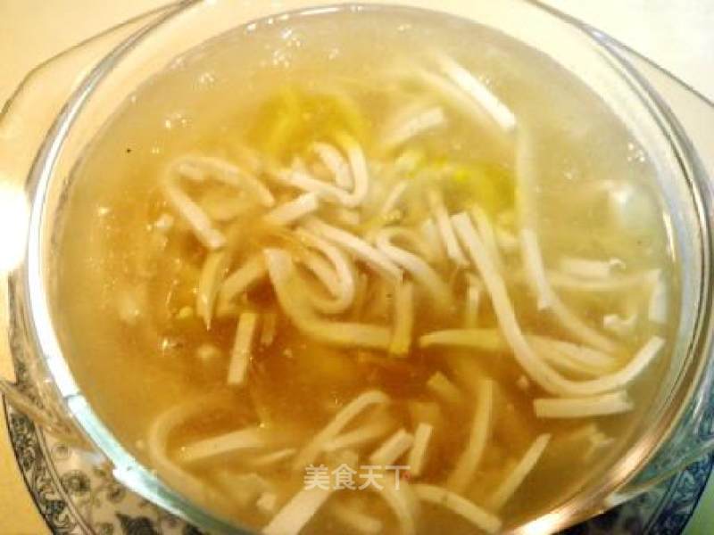 Winter Warming Nutritious Soup "scallops and Yinsi Tofu Soup" recipe