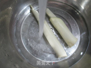 Stir-fried Rice White with Tofu in Garlic Stalk Oil recipe