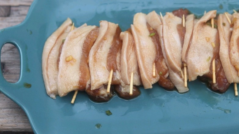 Spicy Toothpick Pork Belly recipe