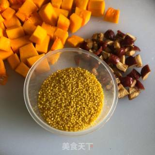 Pumpkin Red Date Millet Congee recipe