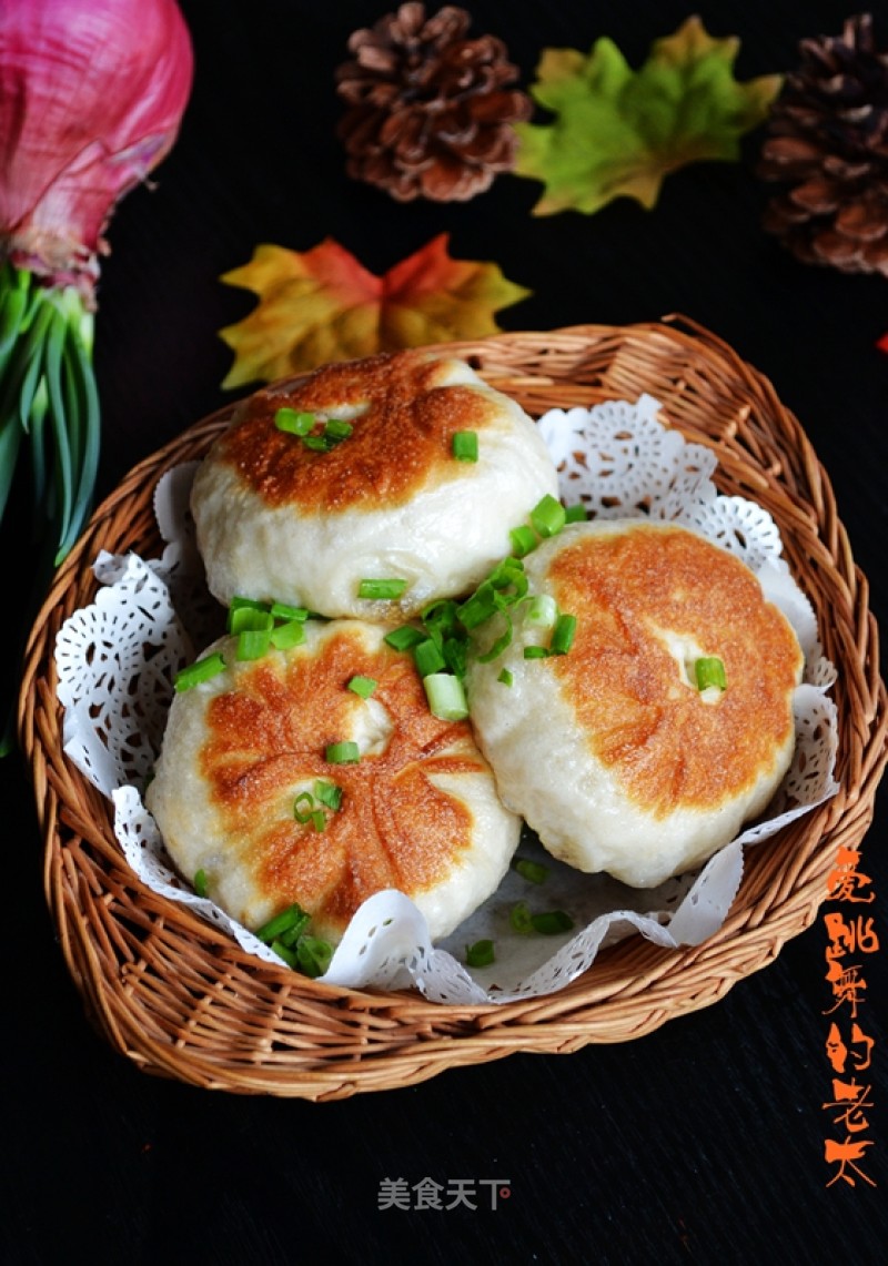 #trust之美#fried Chinese Cabbage and Meat Stuffed Buns recipe