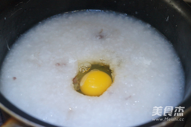 Nest Egg Beef Porridge recipe