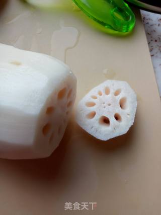 #妈妈的味# Osmanthus Glutinous Rice Lotus Root recipe