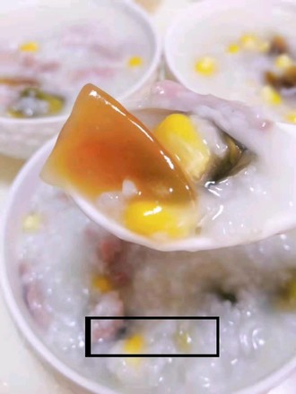 Egg-changing Lean Meat Porridge recipe