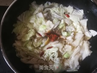 Cabbage Tofu Stewed Vermicelli recipe