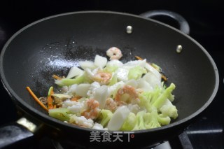 Seafood Fried Rice Cake recipe