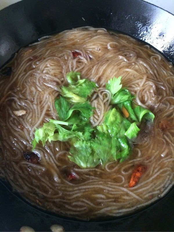 Hot and Sour Sweet Potato Vermicelli recipe