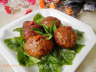 Meat Ball with Soy Sauce recipe