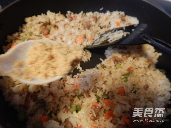 Fried Rice with Minced Meat recipe