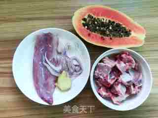 Papaya Squid Pork Rib Soup recipe