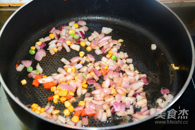 Mixed Vegetable Fried Rice recipe