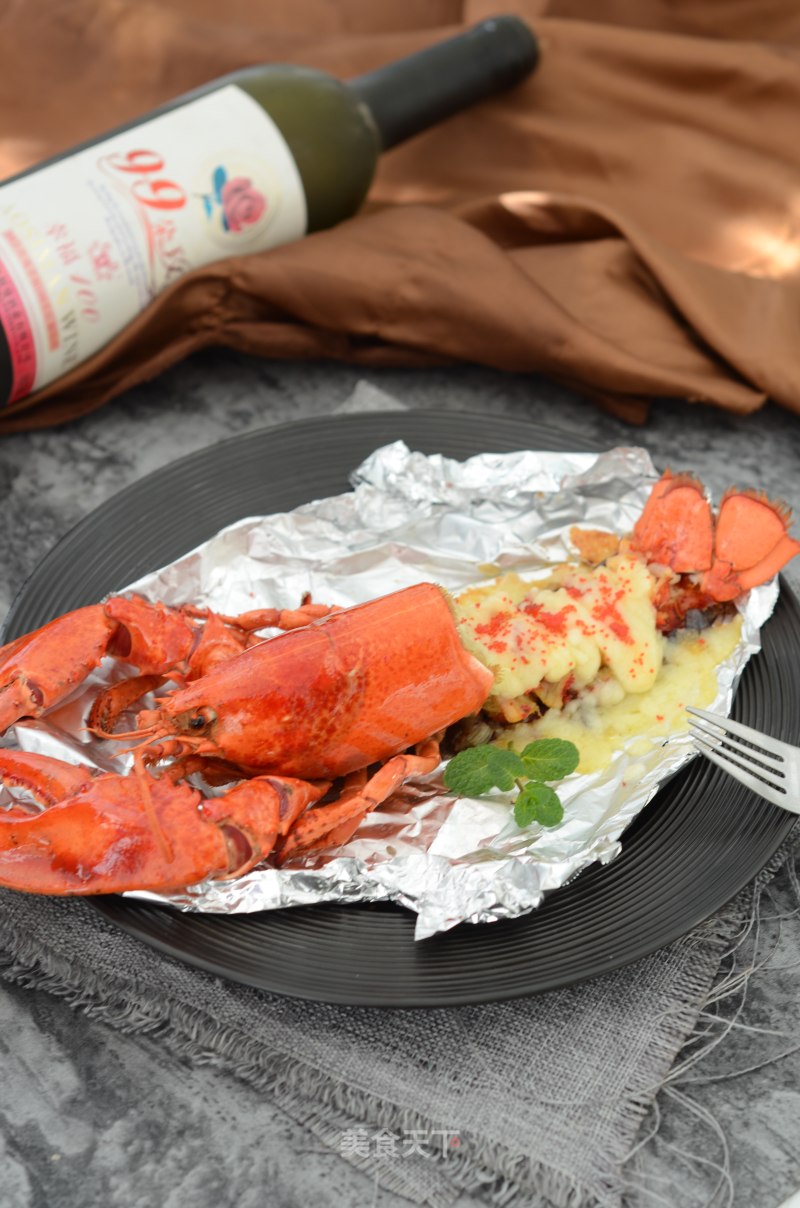 Baked Lobster with Cheese recipe