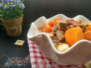 Beef Stew with Tomato and Carrot recipe