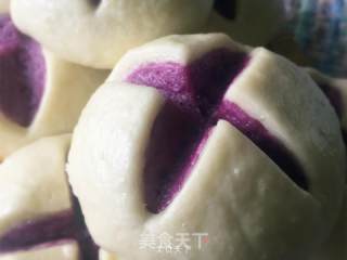 Purple Sweet Potato Mantou recipe