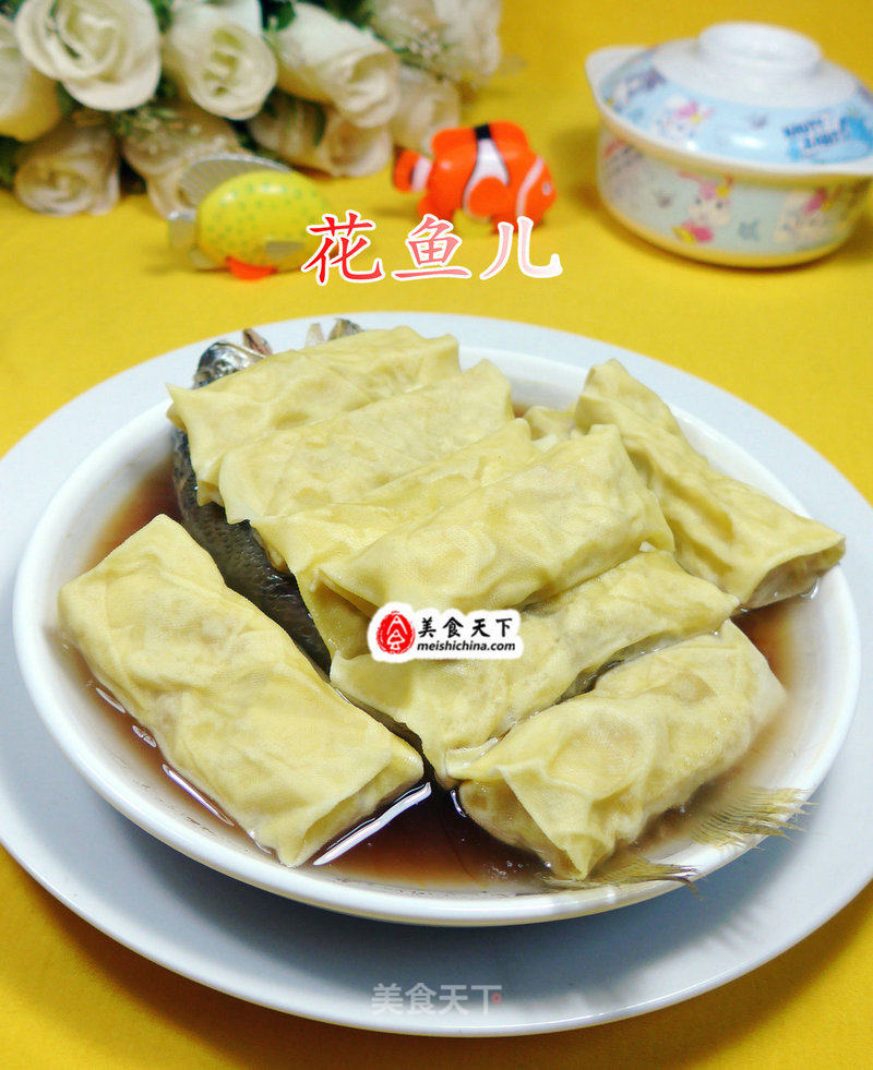 Steamed Small Yellow Croaker with Noodles recipe