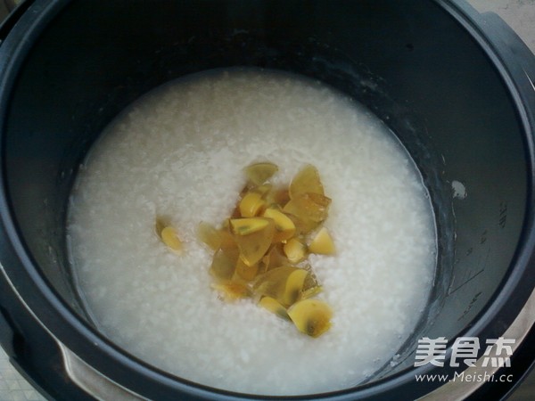 Egg Lettuce Congee recipe