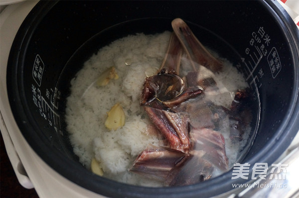 Cold Rice Cured Duck Head Porridge recipe