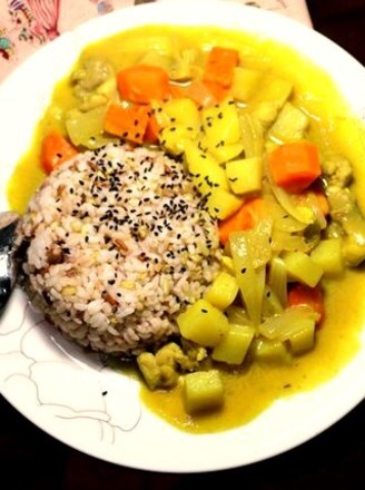 Curry Chicken Rice recipe