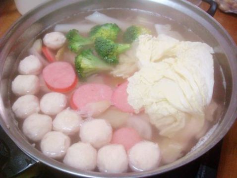 Fish Ball Hot Pot Noodle recipe
