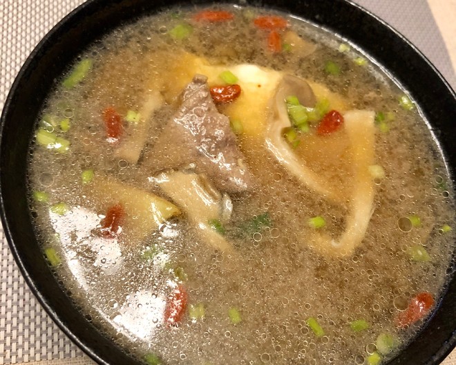 Quick Nourishing Pork Liver Soup recipe