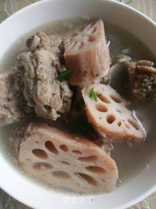 Pork Ribs Stewed Wild Lotus Root recipe