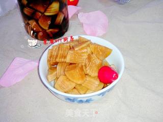 Sweet and Sour Radish Cubes recipe
