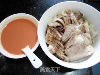 Fermented Bean Curd with Bowl of Meat recipe