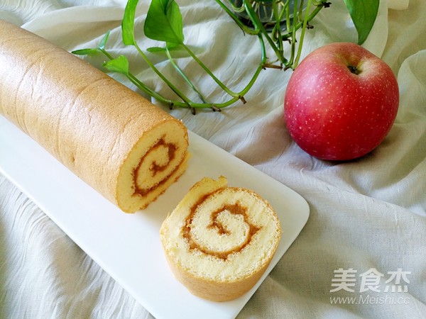 Applesauce Cake Roll recipe