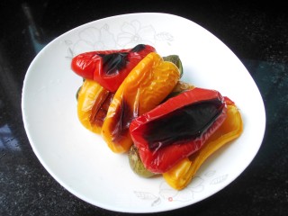 Roasted Peppers and Olive Salad recipe