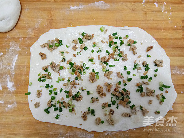 Lard Residue and Green Onion Pancakes recipe