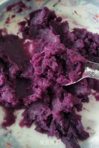 Dorayaki with Mashed Purple Potato recipe