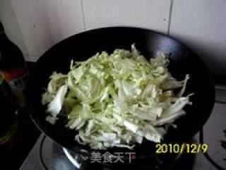 Stir-fried Cabbage with Tofu in Oil recipe