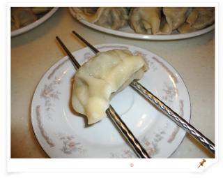 Dandelion Pork Dumplings recipe