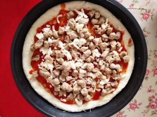 Black Pepper Beef Pizza recipe