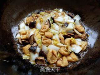 Stir-fried Cabbage with Tofu in Oil recipe