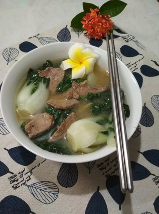 Cabbage and Pork Liver Soup recipe