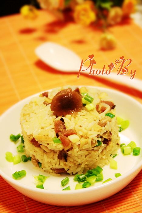 Fried Rice with Tea Tree Mushroom recipe